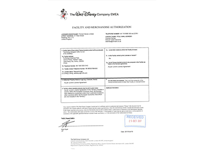 FAMA Tianchang Kangsen Gifts Co Ltd FAC-004